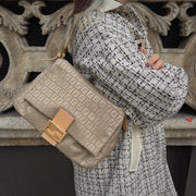 Fendi Zukka Mamma Baguette Shoulder Bag TWS